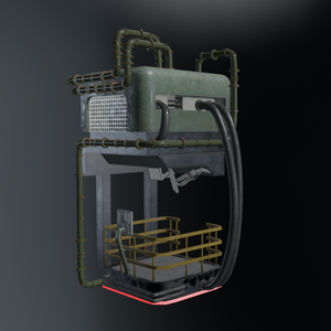 【3Dモデル】Sci-fi_エレベーター Blender4.2