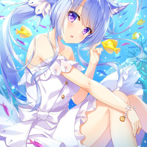 キツネさんキラキラB1タペストリー【受注通販限定】