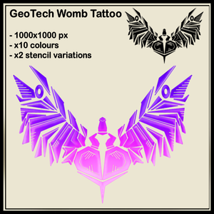 Geotech Womb Tattoo