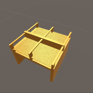【３Dモデル】シートデスク