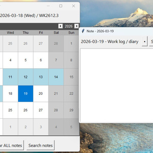 WorkLog Calendar: WorkLog Calendar – 勤務ログ・日記ツール (Windows)