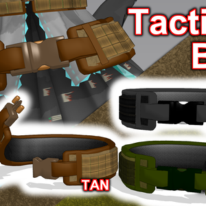 Tactical Belt ver1.1 【MMDモデル配布】