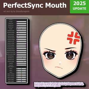 (2025年アップデート) Live2Dプロジェクトファイル - PerfectSync口 (ARKit)