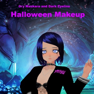 [ Vroid ] Skin Halloween Makeup , Cry Mascara & Dark Eyeliner