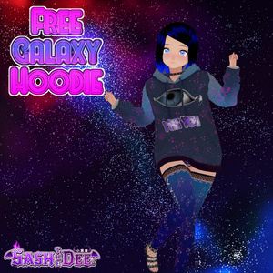 Free Vroid Galaxy Hoodie