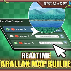 「Hendrix Realtime Parallax Map Builder」 (RPGツクールMZ)
