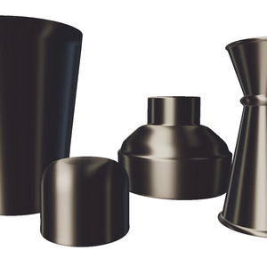 Cobbler Shaker and Measuring Jigger