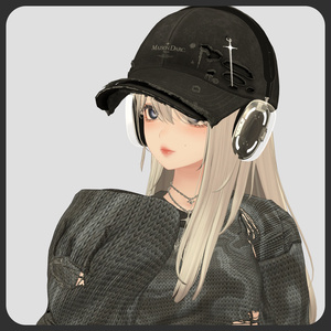 【3Dモデル】ClearHeadPhone/クリアヘッドホン【VRChat想定】 缩略图 6
