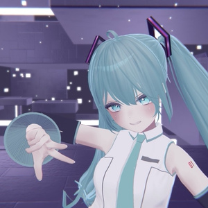 【VRChat想定】バーチャルシンガーの髪飾り 缩略图 2