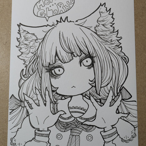 手描きイラスト　5　B6サイズ