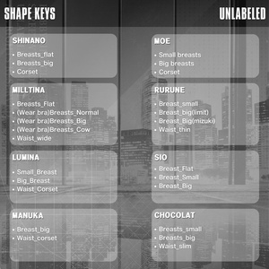 🎉セール中🎉【8アバター対応】『UNLABELED』 缩略图 22
