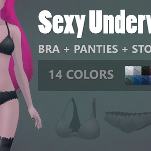 VRoid用テクスチャ - Sexy Underwear (下着)