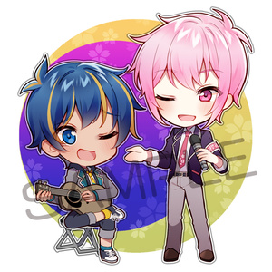 【非公式】月夜ソラ＆夜桜カノンアクリルキーホルダー