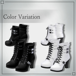 【13アバター対応】Lacebelt Heel Boots【VRC衣装】 缩略图 3