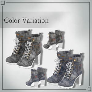 Denim HeelBoots 缩略图 3