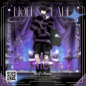 【🌙Gothic knit🌙】Wolf's Blade 缩略图 7