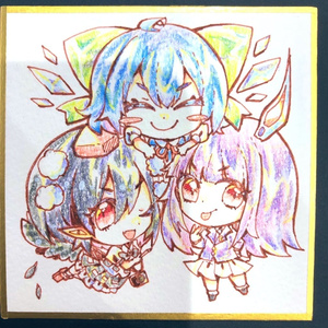 数量限定_通販】直筆サイン入り色紙 - pixiv WAEN GALLERY - BOOTH