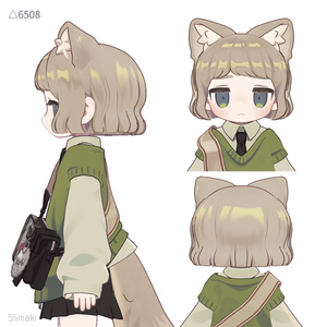 【VRC HAIR】Kipfel/Lapwing対応・ゆるふわショート Short Permed 缩略图 2