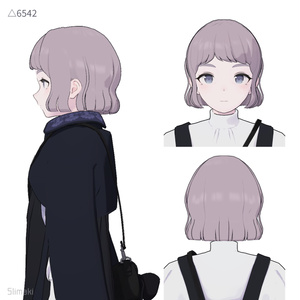 【VRC HAIR】Kipfel/Lapwing対応・ゆるふわショート Short Permed 缩略图 3
