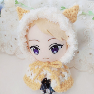 ツイードリボンのくまさん.12〜14cm/ブラック❤︎おすわりぬい服 ちびぐるみ 10cm ぬい服 かわいい モコモコ ゆるかわ 着ぐるみ ぬいぐるみ用 服