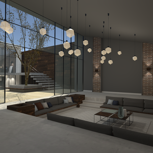 【VRC向けワールド】Courtyard House-中庭のある家-