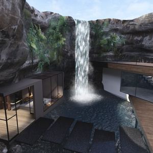 【VRC向けワールド】滝の隠れ家 -Waterfall Hideout- 缩略图 11