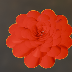花のコサージュ