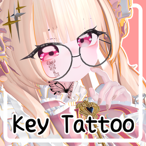 【🎁ギフトCP🎁08/20~08/22】鍵タトゥー 8種類詰め合わせ Key Tattoo 8 Types【無料版あり】