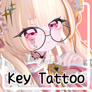 【🎁ギフトCP🎁08/20~08/22】鍵タトゥー 8種類詰め合わせ Key Tattoo 8 Types【無料版あり】