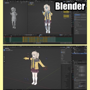 【無料】二次創作3Dモデル『おどる春日部つむぎ3D』 缩略图 5