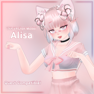 VRChat 3D Model [Alisa]