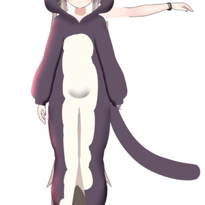 【マヌカ対応】3D衣装モデル《きぐるみパジャマ【ねこ】》 【複数アバター対応予定】 缩略图 9