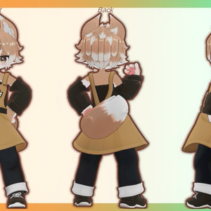 【オリジナル３Dモデル】チャコ(chaco)【人とケモノの姿のおとこのこ】【衣装無料追加第2弾：みゃおぺっと】 缩略图 8
