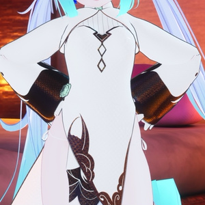 【複数アバター対応】3D衣装モデル《S・Chinese dress（チャイナ服）》 缩略图 5