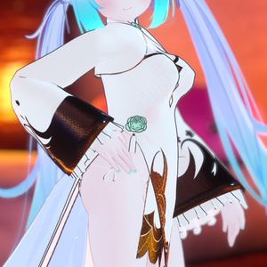 【複数アバター対応】3D衣装モデル《S・Chinese dress（チャイナ服）》 缩略图 3