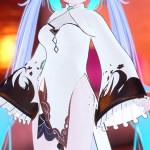【複数アバター対応】3D衣装モデル《S・Chinese dress（チャイナ服）》 缩略图 2