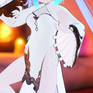 【複数アバター対応】3D衣装モデル《S・Chinese dress（チャイナ服）》 缩略图 4