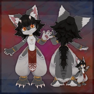 🐤 仔ヴォルファ ｰ KOVOL ｰ  🐤 オリジナル3Dモデル🐤 Quest対応 缩略图 2