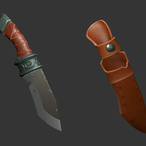 狩猟用ナイフ　hunting knife