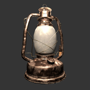古いランプ　old lamp