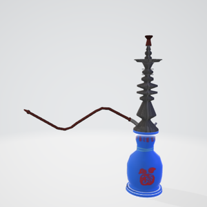 FREE! 3Dmodel 水たばこ(シーシャ)　shisha