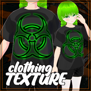 Biohazard Green Tshirt Texture 
