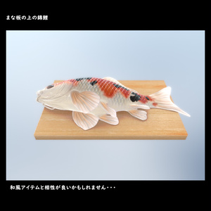 Nishikigoi on the cutting board [BuiltIn