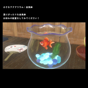 小さなアクアリウム　金魚鉢【BuiltIn】 缩略图 5
