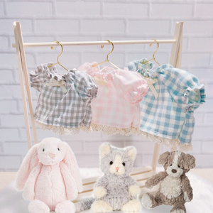10cm・15cm・20cmぬいぐるみ・ぬい服】Blueberry Cream・チェック柄