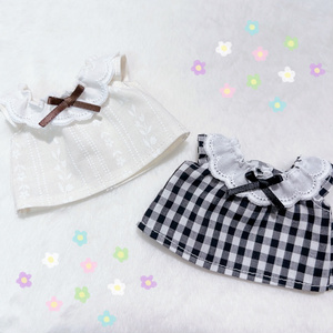 20cmぬいぐるみ・ぬい服】Little Fairy Tale・チェック柄ワンピース