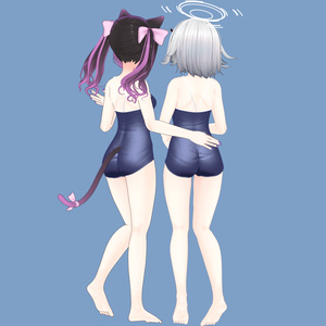 【RSよそのこ衣装】新スクール水着 for あのん/むろむ 缩略图 3