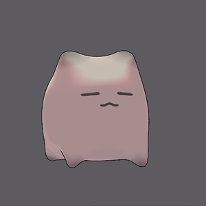 【無料】にゅんにゅ【オリジナル3Dモデル】