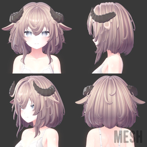 Fuzzy Fleece Curls Hair 缩略图 6