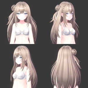 Simple Long Braid Hair 缩略图 5